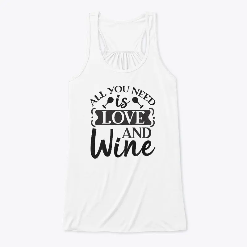 TOTE BAG "ALL YOU NEED IS LOVE & WINE