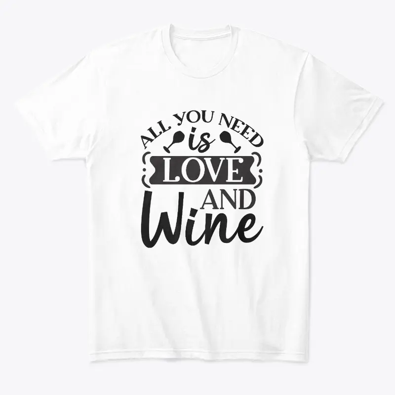 TOTE BAG "ALL YOU NEED IS LOVE & WINE