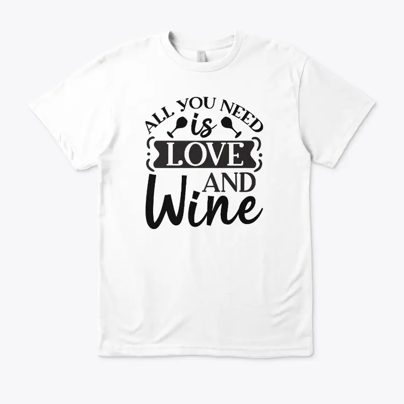 TOTE BAG "ALL YOU NEED IS LOVE & WINE