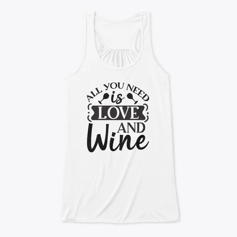 TOTE BAG "ALL YOU NEED IS LOVE & WINE